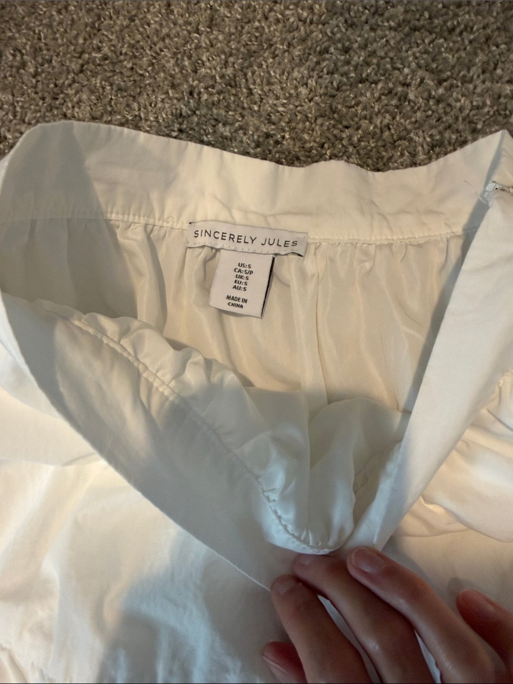 Sincerely Jules White Tiered Maxi Skirt - Picture 3 of 5